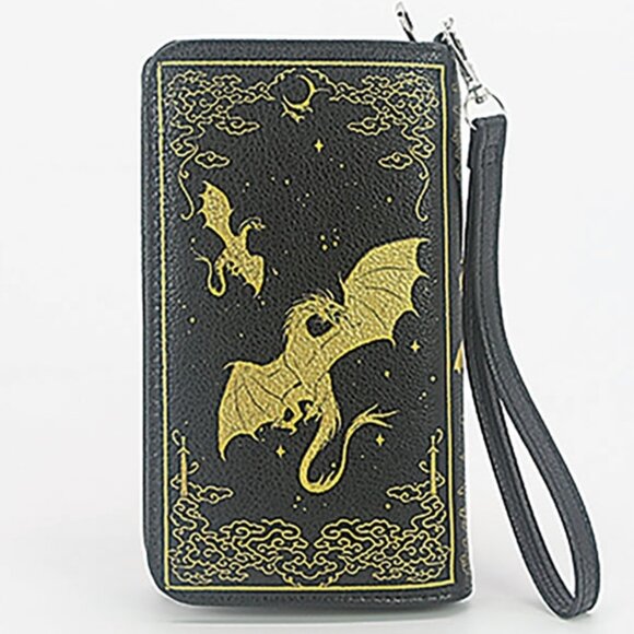 Romantasy Dragon Book Cover Wallet - Book Lover Gifts - Picture 2 of 5